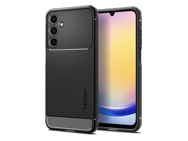 Spigen Rugged Armor, Deksel, Samsung, Galaxy A25 5G (2024), 16,5 cm (6,5"), Sort