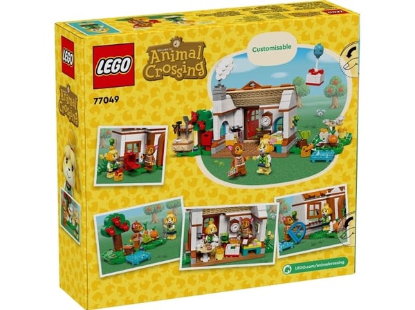LEGO Animal Crossing 77049 Isabelle talossa vierailulla