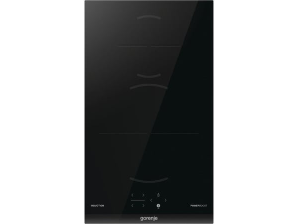 Gorenje G400 GI3201BC - Induksjonskomfyrtopp - 2 plater - Nisje - bredde: 28.3 cm - dybde: 49 cm - uten ramme, - med fasettert frontkant - svart