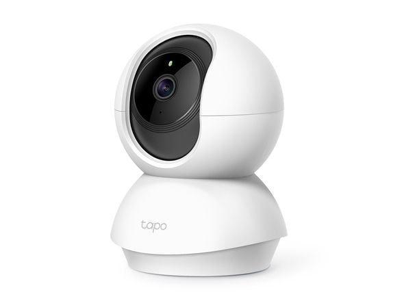 TP-Link Tapo TC70, IP-sikkerhetskamera, Innendørs, Trådløs, Tak/Vegg, Hvit, Sfærisk
