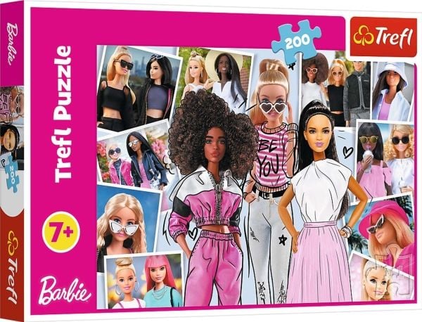 Trefl Barbie Puzzle 200, 200 brikker, Leker, 7 år