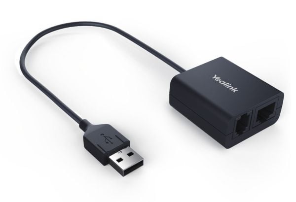 Yealink EHS40 - Adapter for trådløse hodetelefoner for trådløs hodemikrotelefon, VoIP-telefon - for Yealink SIP-T53, T54, T57, T48, T58; Skype for ...