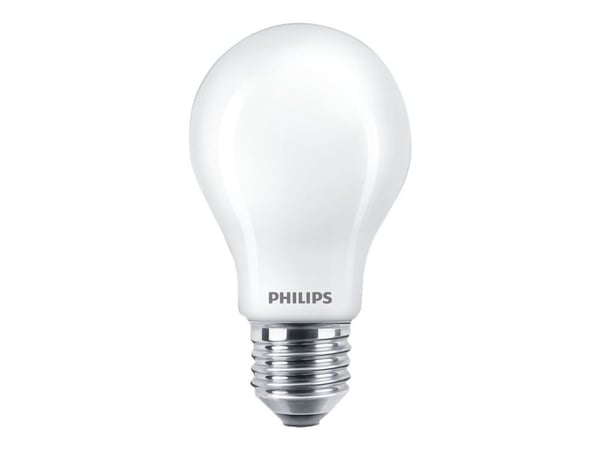Philips - LED-lyspære - form: A60 - mattslipt finish - E27 - 10.5 W (ekvivalent 100 W) - klasse A++ - varmt hvitt lys - 2700 K