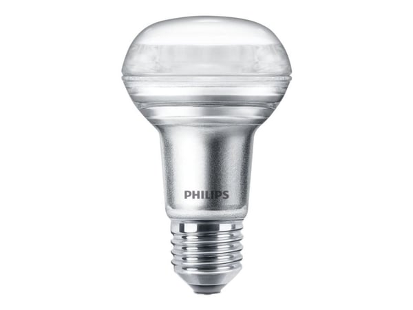 Philips - LED-pære for søkelys - form: R63 - E27 - 3 W (ekvivalent 40 W) - klasse A+ - varmt hvitt lys - 2700 K