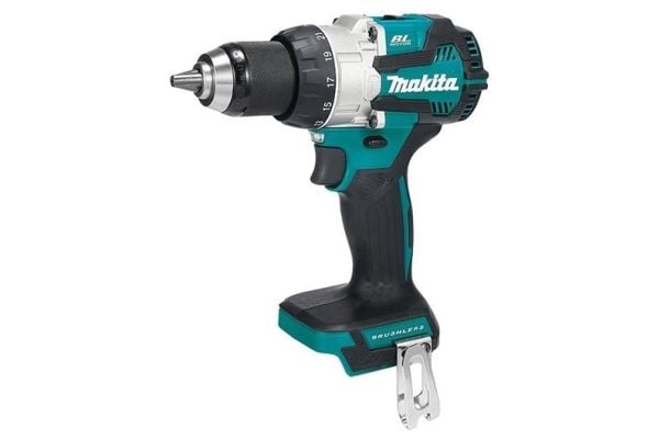 Makita Percussion Driver Drill LXT, Elektrisk skrutrekker, Pistolhåndtak, 1/2", Sort, Blå, Børsteløs, 1800 RPM