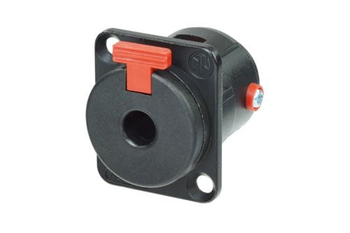 Neutrik NJ3FP6C-BAG, 6.3 mm, Sort, Rød, Polyamid, Zink, 10 A, -25 - 70 °C