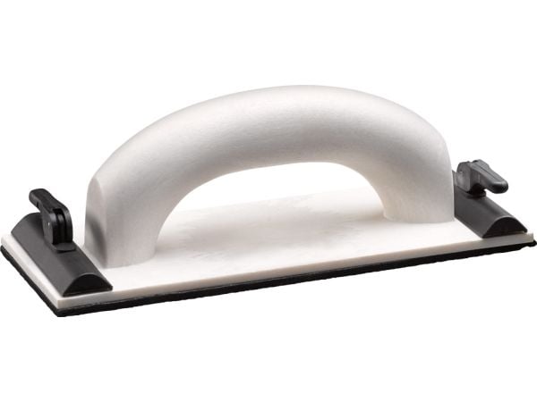kwb 484210, Slipplatta, Sandpappersuppsättning för manuell slipning, Slutbehandling, Färgborttagning, Gips, Stuckatur, Svart, Vit, 93 mm