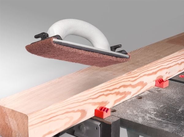 kwb 484210, Slipe Plate, Manuelt slipesett, Etterbehandling, Malingsfjerning, Gips, Stukkatur, Svart, Hvit, 93 mm
