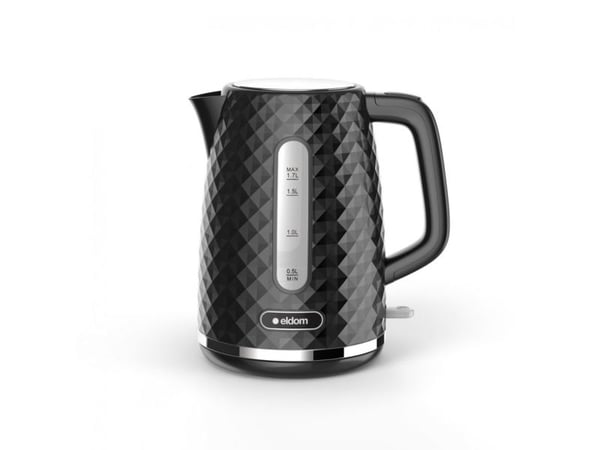 ELDOM C280C ELLI, 1,7 l, 2200 W, Sort, Vannivåindikator, Overopphetingsbeskyttelse, Trådløs