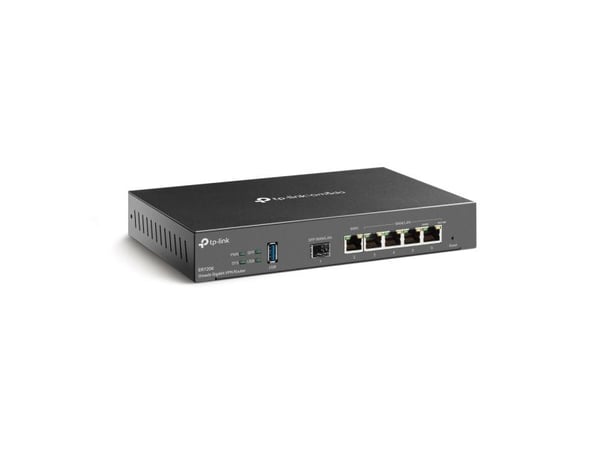 TP-Link TL-ER7206, Ethernet WAN, Gigabit Ethernet, Svart