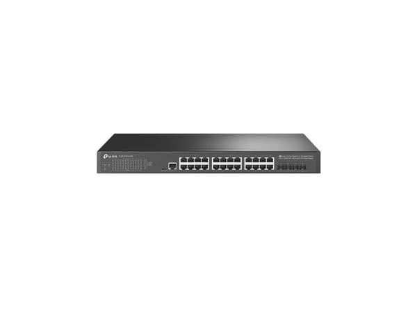 TP-Link JetStream TL-SG3428X-UPS, Håndtert, L2+/L3, Gigabit Ethernet (10/100/1000), Rack-montering, 1U