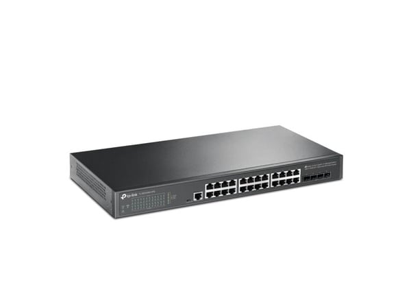 TP-Link JetStream TL-SG3428X-UPS, Håndtert, L2+/L3, Gigabit Ethernet (10/100/1000), Rack-montering, 1U
