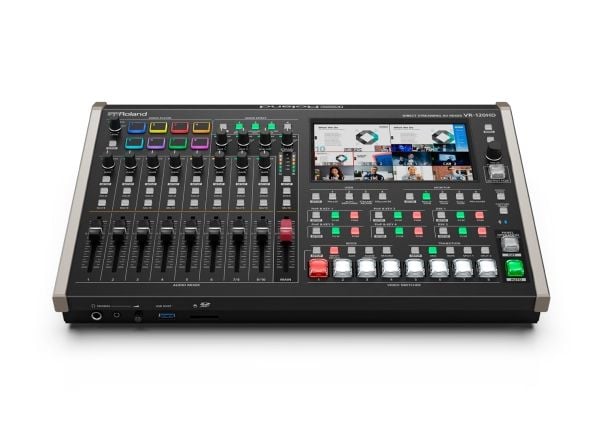 ROLAND VR-120HD - 4-Channel Streaming AV-Mixer (7\" Touchscreen | HD-SDI & HDMI | 42-Kanal Audio Mixer | PTZ-Steuerung | USB-C Streaming) - in schw... ROLAND VR-120HD - 4-Channel Streaming AV-Mixer (7\" Touchscreen | HD-SDI & HDMI | 42-Kanal Audio Mixer | PTZ-Steuerung | USB-C Streaming) - in schw...