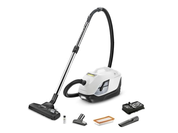 Kärcher DS 6, 650 W, Säiliöimuri, Kuiva, Pussiton, 2 L, HEPA, Vesi