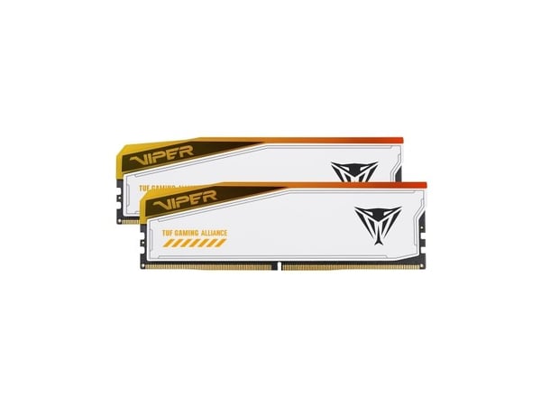 Patriot Viper Elite 5 RGB TUF Gaming Alliance - DDR5 - sett - 32 GB: 2 x 16 GB - DIMM 288-pin - 3000 MT/s / PC5-48000 - CL36 - 1.35 V - ikke-bufret...