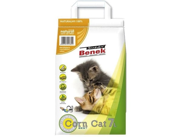 Kattströ Super Benek Corn Cat 7 l