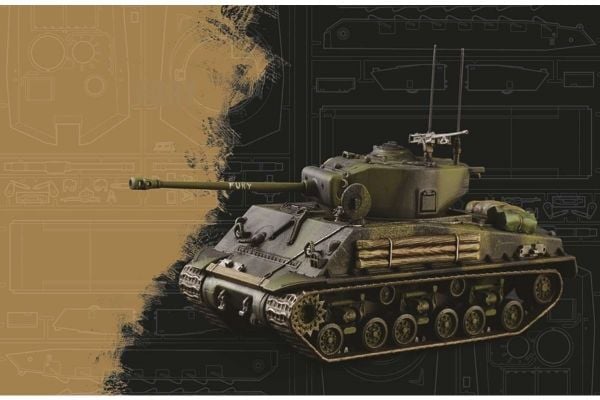 1:56 M4A3E8 Sherman "Fury