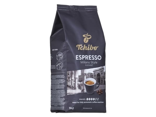 Tchibo Espresso Milano Style, 1 kg, Espresso, Lysbrent, 1 stykker