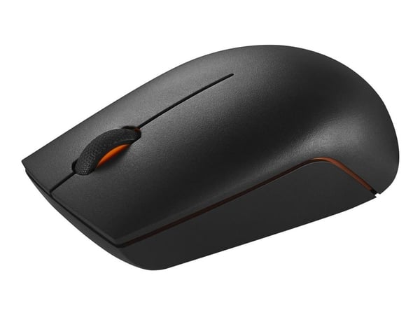 Lenovo 300 Wireless Compact - Hiiri - akulla - optinen - 3 painiketta - langaton - 2,4 GHz - langaton vastaanotin (USB) - huurteensininen - läpipai...