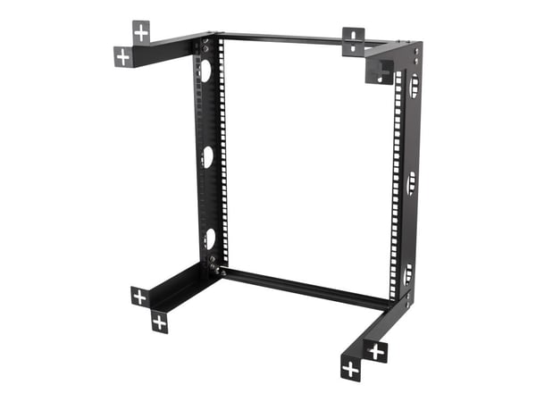 DELTACOIMP 19-DTSR0512 - Rack åpen ramme - veggmonterbar - svart - 12U - 19"