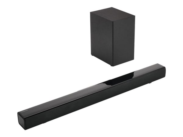 Panasonic SC-HTB150 - Soundbar - för hemmabio - 2.1-kanals - trådlös - Bluetooth - 100 Watt (Total) - svart