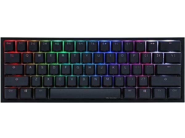 Ducky One 2 Pro Mini - Tastatur - bakgrunnsbelyst - USB - QWERTY - USA - tastsvitsj: Kailh