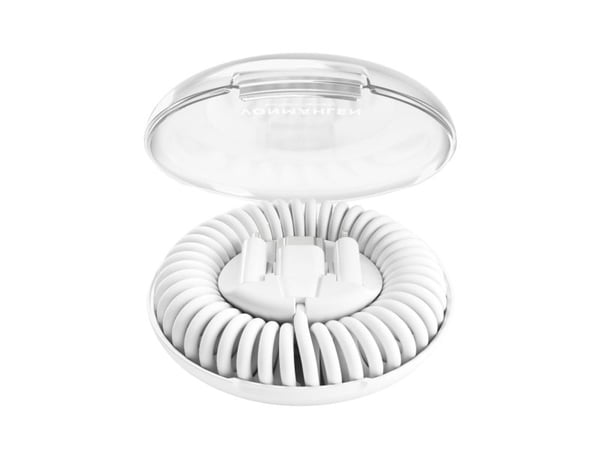 Vonmählen allroundo eco - USB-kabel - 24 pin USB-C (hann) til 24 pin USB-C (hann) - 90 cm - Rask lading - hvit