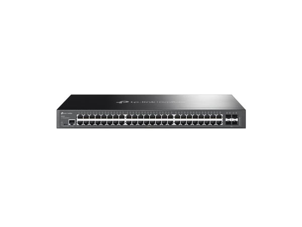 TP-Link JetStream T2600G-52TS - Switch - Administrerad - 48 x 10/100/1000 + 4 x Gigabit SFP - rackmonterbar