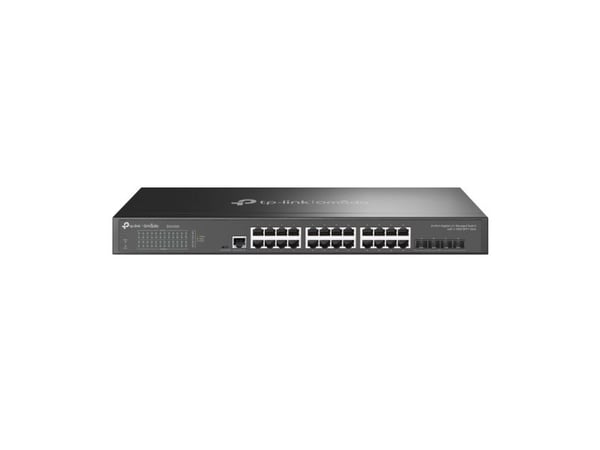 TP-Link Omada SG3428X, Håndtert, L2+/L3, Gigabit Ethernet (10/100/1000), Rack-montering, 1U