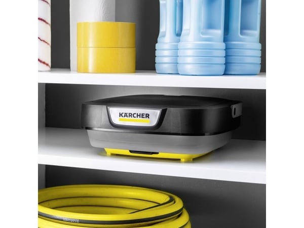 Kärcher OC 3 foldbar, kompakt, batteri, 1,8 m, lavtrykk, 8 l, svart, hvit, gul