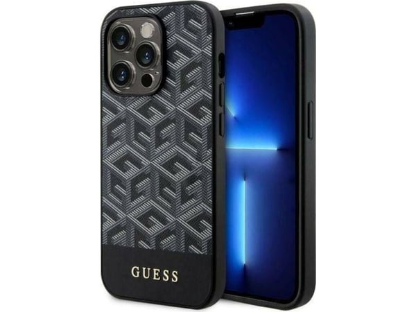 Guess Oryginalne Etui IPHONE 14 PRO MAX Guess Hardcase GCube Stripes MagSafe (GUHMP14XHGCFSEK) sort