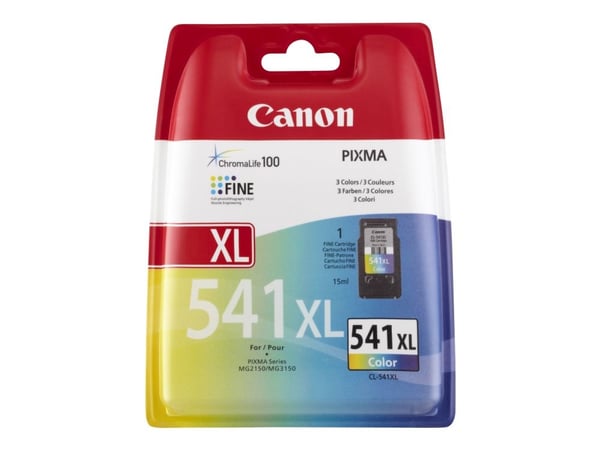 Canon CL-541XL - 15 ml - Lång livslängd - färg (cyan, magenta, gul) - original - bläckpatron - för PIXMA GM4050, MG3150, MG3510, MG3550, MG3650, MG...