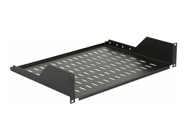 Lanview by Logon - Rackmonteringshylle - skapmonterbar - svart - 2U - 19"