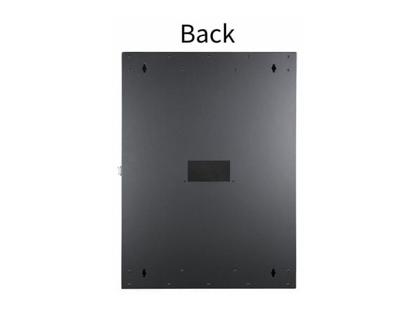 Lanview by Logon - Rack cabinet double section - svart, RAL 9005 - 16U - 19"