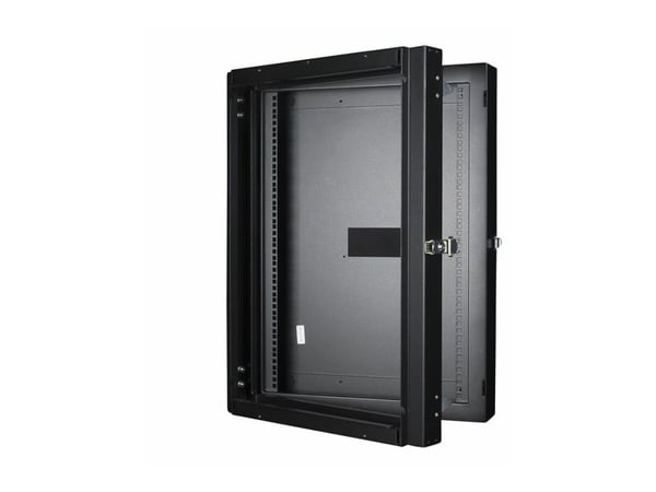 Lanview by Logon - Rack cabinet double section - svart, RAL 9005 - 16U - 19" Lanview by Logon - Rack cabinet double section - svart, RAL 9005 - 16U - 19"