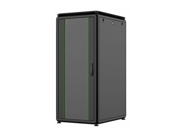 Lanview by Logon Data Line - Rack skap - 600 x 800 mm, datalinje - fritt stående - svart - 26U - 19"