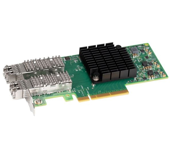 Sonnet Twin 25G - Nätverksadapter - PCIe 3.0 x8 låg profil - 10/25 Gigabit SFP28 x 2