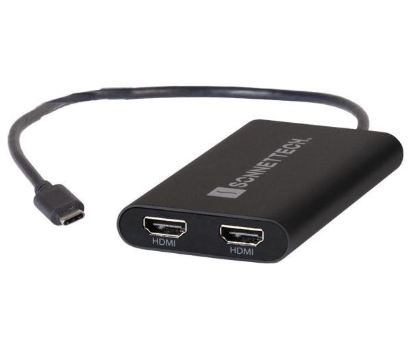 Sonnet USBC-DHDMI, USB Type-A, 2 x HDMI, Hankjønn, Hunkjønn, Rett, Rett