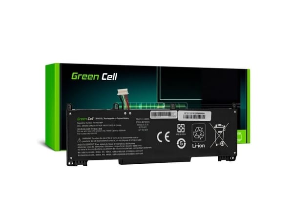 Green Cell - Batteri til bærbar PC (tilsvarer: HP RH03XL, HP M02027-005) - litiumpolymer - 3-cellers - 3550 mAh