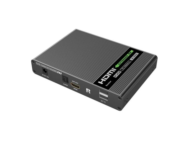 Techly IDATA HDMI-KVM67, Sender og Mottaker, Koblet med ledninger (ikke trådløs), 70 m, Cat6, Cat6a, Cat7, 4096 x 2160 piksler, 60 Hz