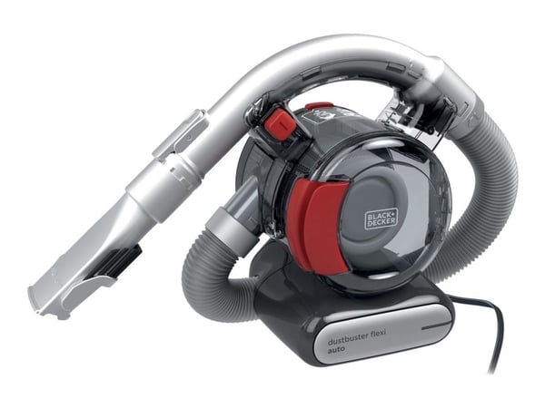 Black & Decker DustBuster Flexi Auto PD1200AV - Dammsugare - handhållen - utan påse - röd/grå