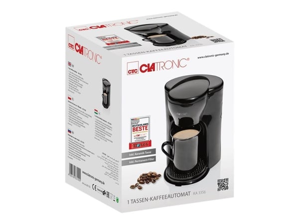 Clatronic KA 3356 - Kaffemaskin - 1 kopper