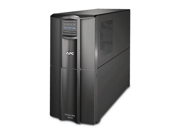 APC Smart-UPS SMT3000IC - UPS - AC 220/230/240 V - 2700 watt - 3000 VA - RS-232, USB - utgangskontakter: 9 - svart - med APC SmartConnect