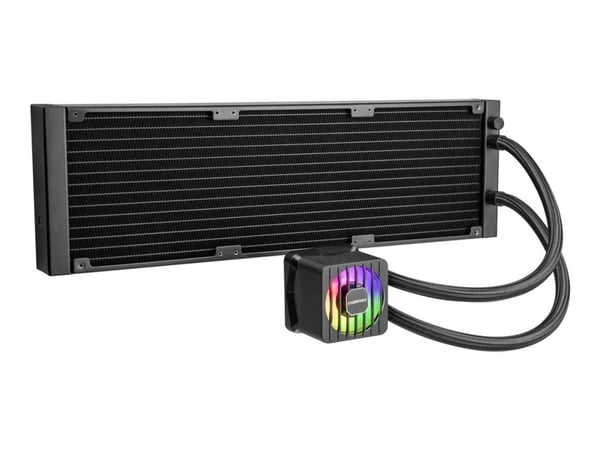 Enermax LIQMAXFLO ELC-LMF420T-ARGB - Væskekjølesystem for prosessor - 38mm thick radiator - Radiatorstørrelse: 420 mm - (for: LGA115x Socket, LGA12...