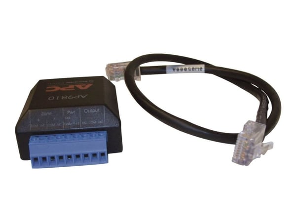 APC Dry Contact I/O-tilbehør - Nettverksadaptersett - Svart - for P/N: AP9643, SMX1000C, SMX1500RM2UC, SMX1500RM2UCNC, SMX750C, SMX750CNC, SRTL3KRM1UC