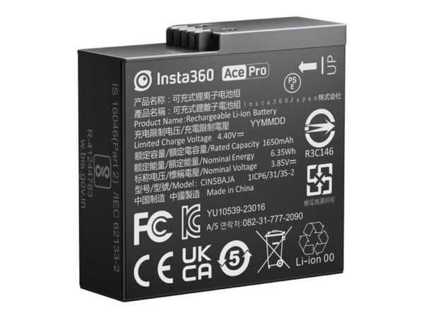 Insta360 - Batteri - Li-Ion - 1650 mAh - 6.35 Wh - for Insta360 Ace Pro
