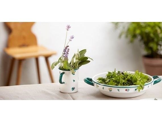 Riess RIESS - Garnek niski 1,5l 18cm GMUNDNER spridda blommor