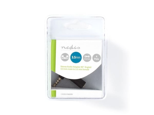 Nedis CAGB22980BK, 3,5 mm, 3,5 mm, Lajittelu