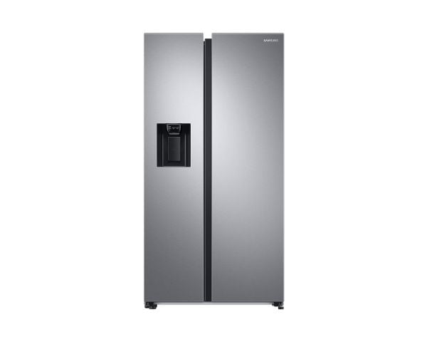 Samsung RS8000NC RS6GA884CSL - Kjøleskap/fryser - side-ved-side med vannautomat, isdispenser - bredde: 91.2 cm - dybde: 71.6 cm - høyde: 178 cm - 6...