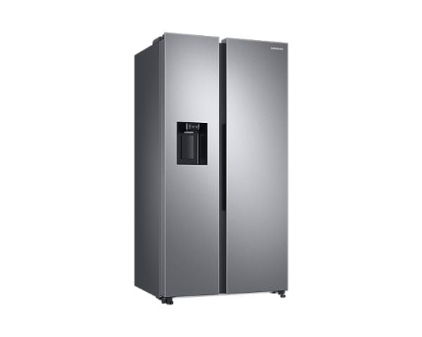 Samsung RS8000NC RS6GA884CSL - Kjøleskap/fryser - side-ved-side med vannautomat, isdispenser - bredde: 91.2 cm - dybde: 71.6 cm - høyde: 178 cm - 6...